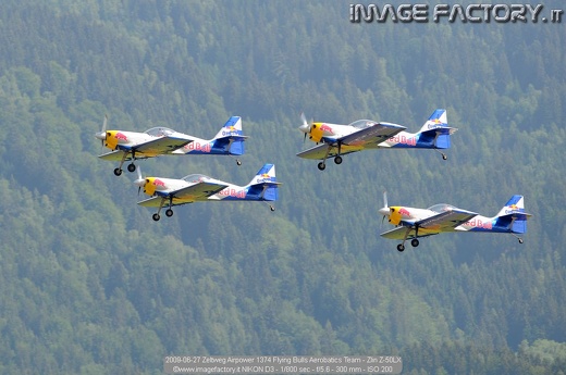 2009-06-27 Zeltweg Airpower 1374 Flying Bulls Aerobatics Team - Zlin Z-50LX